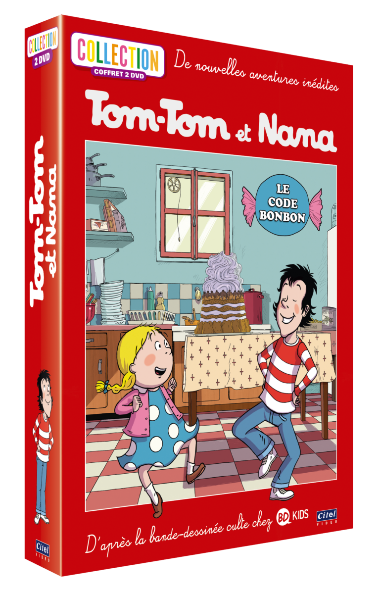 TOM TOM ET NANA COFFRET 2 DVD LE CODE BONBON Citel vidéo