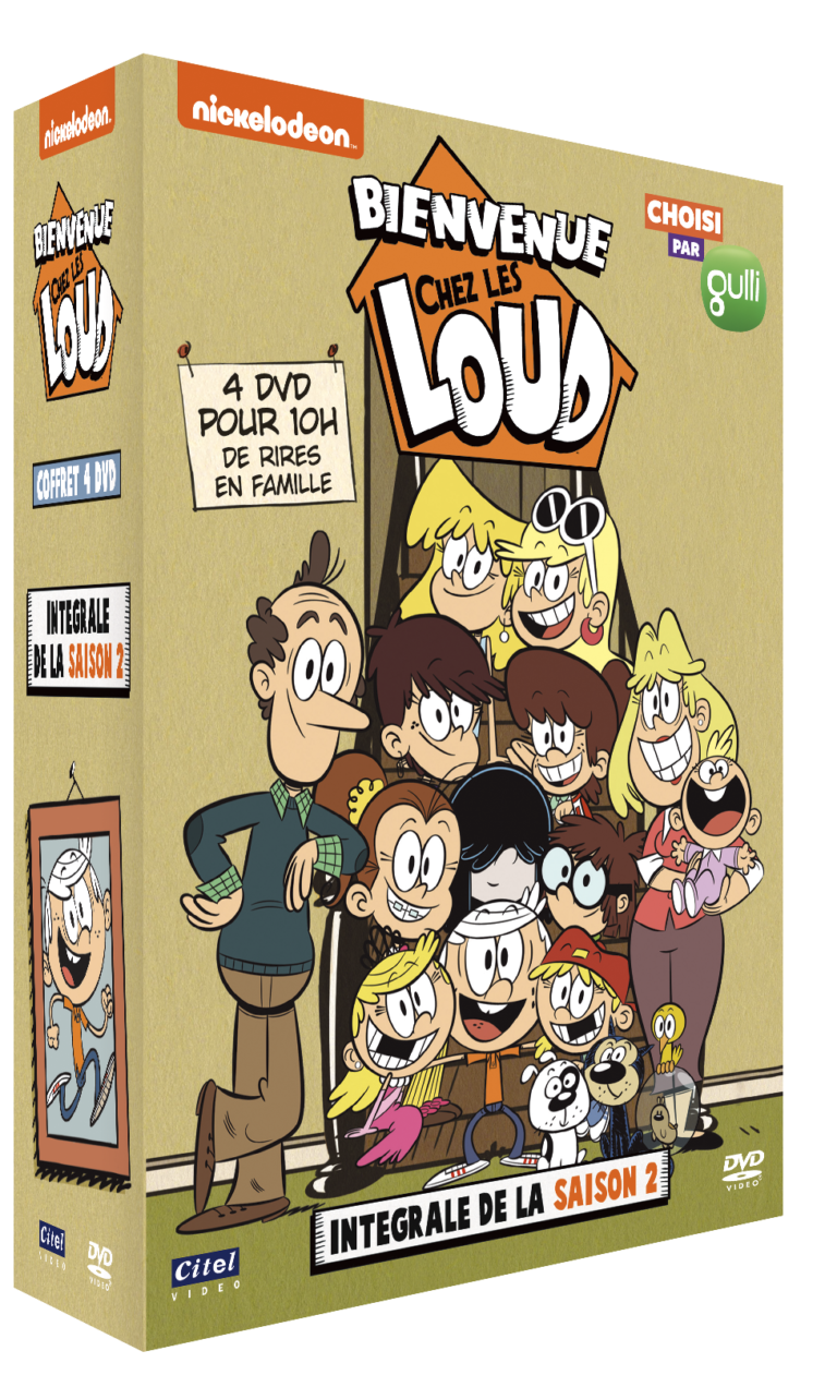 Bienvenue Chez Les Loud Intégrale Saison 2 4 Dvd Citel Vidéo 